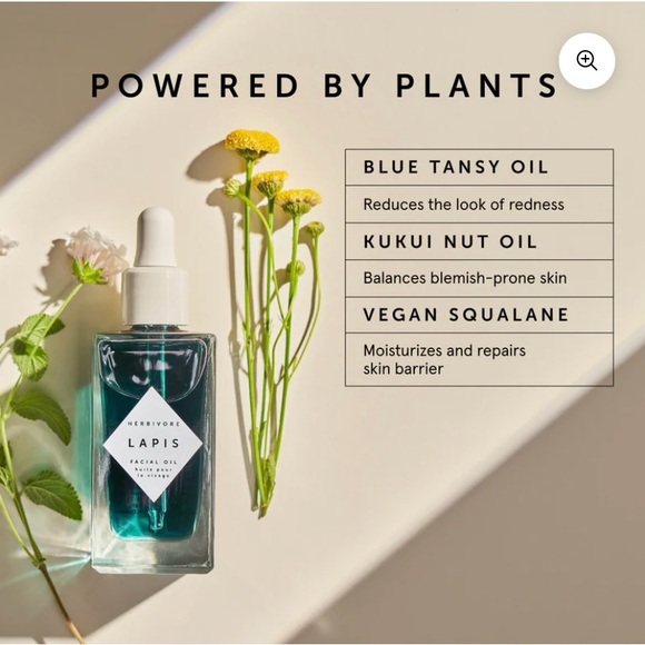 Herbivore Lapis Blue Tansy Balancing Face Oil, Reduce Redness & Acne Prone Skin - Picture 2 of 9